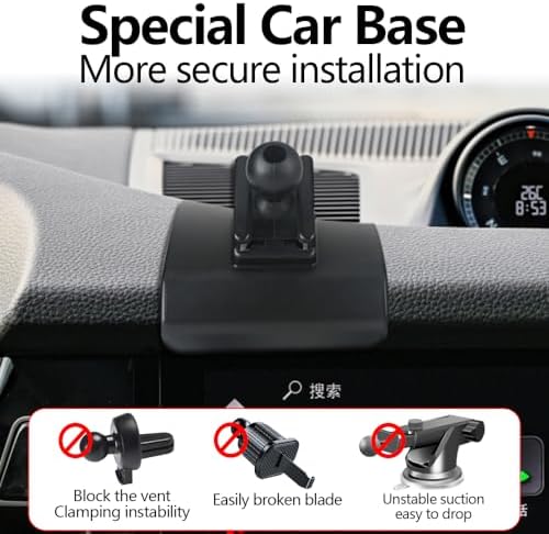 Porsche Cayenne 2024-2025 Premium Car Phone Holder – 360-Degree Rotating Gravity Mount for Seamless Navigation and Connectivity – Tailored Interior Accessory for Coupe Turbo GT & Plug-in Hybrid Models – Effortless Phone Access and Luxurious Design