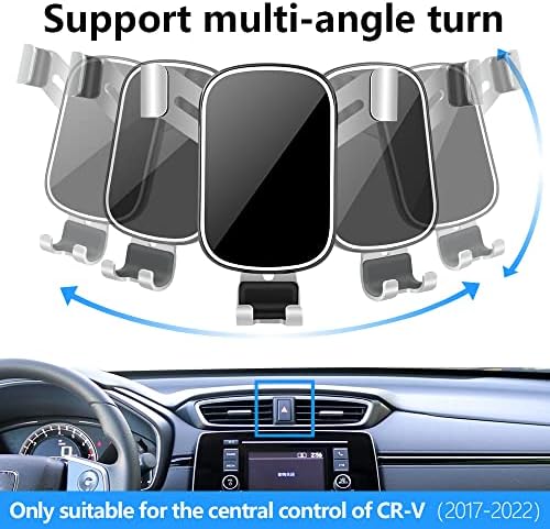 LUNQIN Premium Car Phone Holder for Honda CR-V & CR-V Hybrid (2023-2025) – Secure Mobile Cradle for Hands-Free Navigation, Charging, and Easy Access – Ultimate Auto Interior Accessory for Drivers Seeking Safety and Convenience