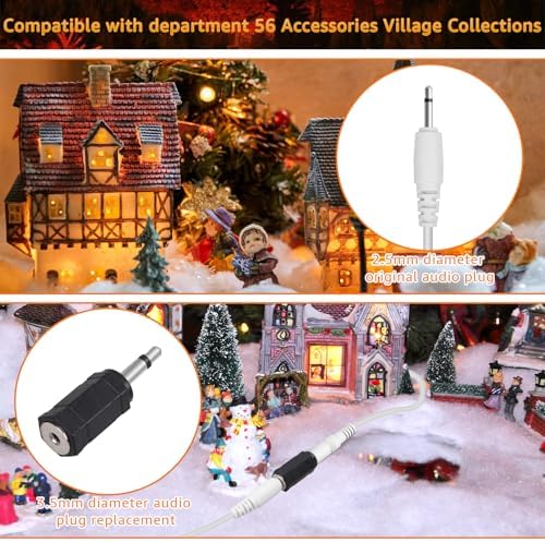 Transform Your Holiday Displays with the LCMLA 3 V AC/DC Power Adapter – Quick Charging, Durable Design, and Effortless Power for Department 56 Snow Village Accessories