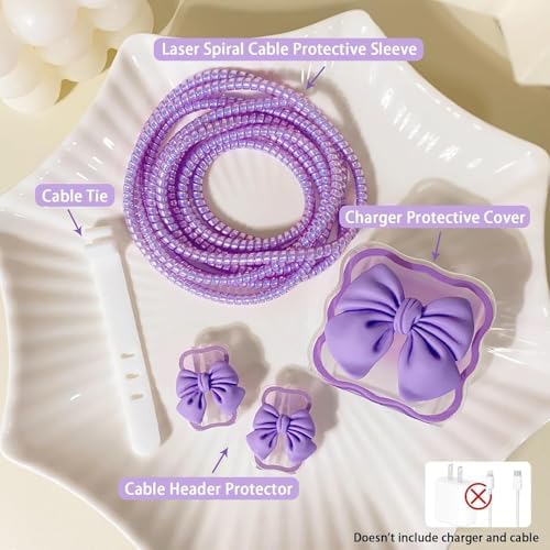 Adorable 3 D Cartoon Charger Protectors – Kitty & Bear Pack of 2 for i Phone 11, 12, 13, 14 Pro Max – Cute Silicone Cable Sleeves for Enhanced Durability & Style – Protect Your Charging Heads from Damage & Dust with Kawaii Designs – Compatible with 18 W & 20 W i Phone Chargers – Lightweight & Portable Charging Accessories for Everyday Use