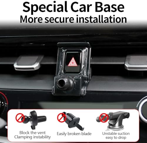 Toyota Corolla & Corolla Cross Phone Holder (2020-2025) – Premium Dashboard Mount for Enhanced Navigation & Safety, 360° Rotation, Sleek Design, Easy Tool-Free Installation, Durable Mobile Cradle for Ultimate Driving Convenience