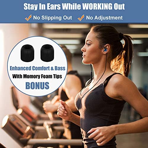 Lightweight Purple Sport Earbuds for Small Ears: Noise-Isolating, Comfortable Fit with Earhooks for Kids and Women, Perfect for Running and Workouts, Hands-Free Mic and Volume Control for Seamless Connectivity