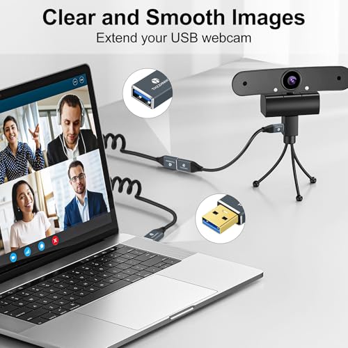 Retractable Coiled USB B to USB C Cable for High-Speed Data Transfer – 5 Gbps Compatibility with Mac, PC, Laptops, MIDI Keyboards, and DJ Controllers – Adjustable Length from 0.75 FT to 3.3 FT for Effortless Connectivity and Organization