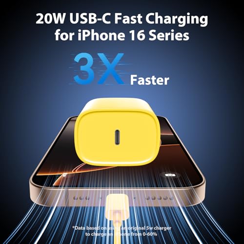 Experience Rapid Power Revitalization with the 20 W USB-C Fast Charger for i Phone 15 Pro Max – Complete with 6.6 FT Robust Cable for Ultimate Flexibility and Compatibility with i Pad Pro – Your Ideal On-the-Go Charging Solution with Enhanced Safety Features and Efficient Energy Delivery.