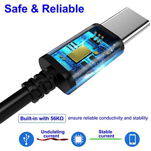 10 mm Extended Tip USB-C to USB 3.0 Cable – High-Speed Data Transfer for i Phone 16 Pro Max, Galaxy S25/S24/S23, and Pixel 9/8 – Perfect for Rugged Cases – Durable 1 M Charging Cables for Seamless Connectivity (Pack of 2) – Enhanced Compatibility for Fast Charging and Data Syncing