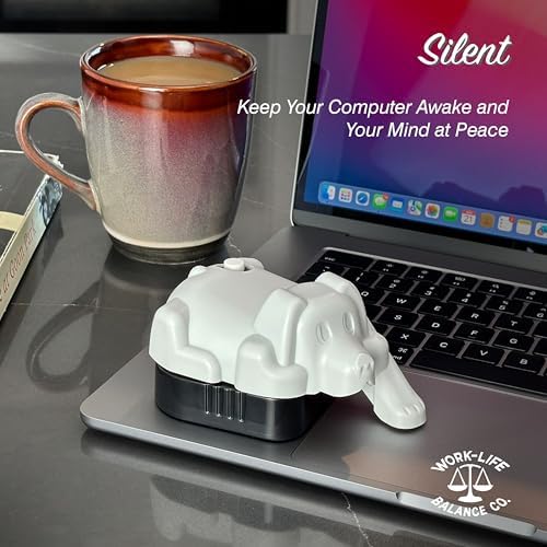 Stay Productive with the Ultimate Laptop Trackpad Jiggler – 6-Month Battery Life, Cordless Convenience, and Undetectable Functionality – Ideal for Professionals and Cat Owners – Effortlessly Keep Your Touchpad Active and Laptop Awake – Mechanical Mouse Mover with Easy ON/OFF Switch – Perfect for Meetings, Presentations, and Breaks – Enhance Your Laptop’s Performance with This Must-Have Accessory (Not Compatible with De II Models)