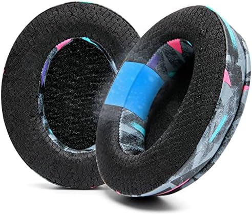 Upgrade Your Arctis Nova Experience with WC Freeze Cooling Gel Earpads – Optimal Comfort and Enhanced Sound Isolation for Pro Wired, Nova 7, 5, 4, 3, 1 Headsets – Designed by Wicked Cushions | Black | Superior Hybrid Fabric Technology for Long Gaming Sessions