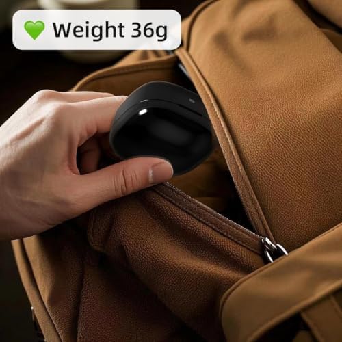 Portable Wireless Charging Case for Oura Ring Gen3 Size 7 – Efficient Charging Box with 600 m Ah Battery for Smart Ring – Compact Black Travel Charger with Auto Shutdown Feature – Quick 80-Minute Recharge for Enhanced Compatibility and Convenience