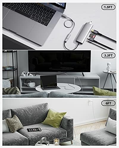 High-Speed USB C Extension Cable (20 Gbps Data Transfer, 240 W Fast Charging, 3.3 Ft) – USB 3.2 Type C Male to Female Adapter for i Phone 16, Pixel, PSVR2, Mac Book Air/Pro, and Dell XPS – Optimal Versatility & Enhanced Performance in a Sleek Red Design