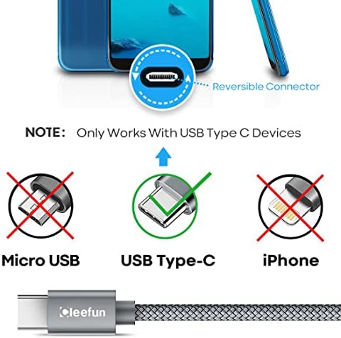 CLEEFUN 26 ft Long USB C Charging Cable – Premium Nylon Braided USB A 2.0 to Type C Cord for Fast Charging & Data Transfer, Ideal for PS5 Controller, Nintendo Switch, Galaxy Note, and USB-C Devices – Unmatched Durability and Flexibility