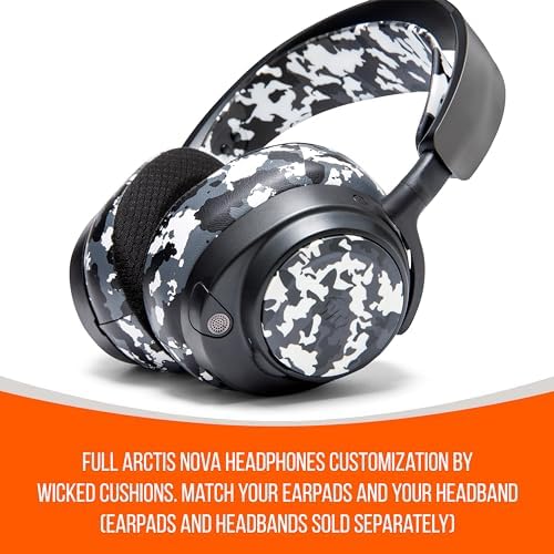 Revamp Your Sound with Wicked Cushions Red Speaker Plates for Arctis Nova Headsets | Ultimate Compatibility for Pro Wireless, Pro Wired, Nova 7, 7 X, and 7 P Models | Enhance Style and Audio Quality Seamlessly | Experience Unmatched Comfort and Effortless Installation | Upgrade to Superior Performance Today