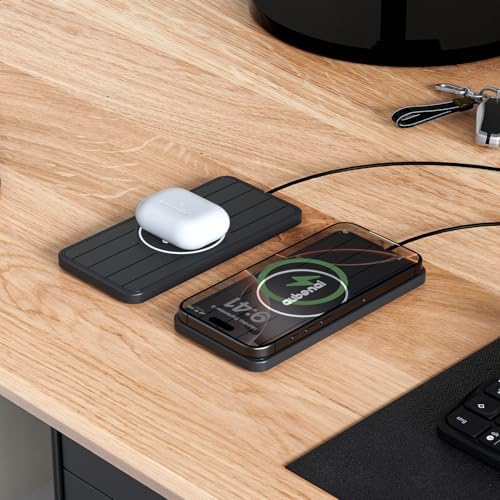 15 W Fast Wireless Car Charger Pad with 70 cm Extension Cable – Non-Slip Design for i Phone 16/15/14/13, Samsung Galaxy S25/S24, and More – Quick, Case-Friendly Charging for Road Trips and Daily Commutes – Includes Adhesive Mounting Pads and Smart Safety Features