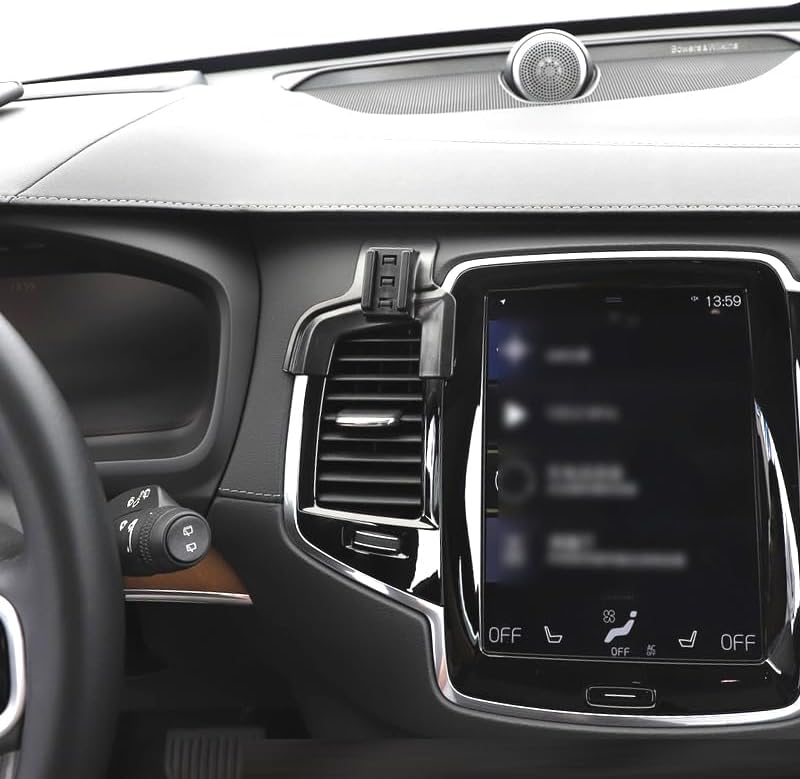 Volvo S90 2017-2024 Premium Phone Holder – Innovative Air Vent Car Mount for Enhanced Navigation & Safety – Effortless Installation with 360-Degree Rotation & Robust Grip for Ultimate Convenience and Style