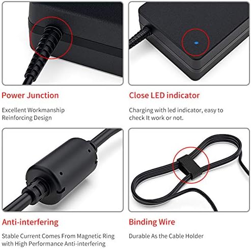 Delippo 150 W High-Speed Laptop Charger for Asus G53 & G74 Series – Enhanced Compatibility with Advanced Safety Features and LED Indicator for Optimal Performance – Reliable Replacement Power Adapter for Efficient Charging and Longevity