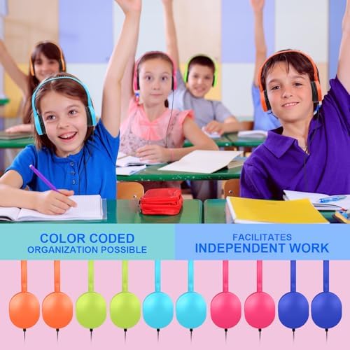 Classroom-Ready 10 Pack Kids Headphones – Ultra-Comfortable & Robust Earbuds for Students, Toddlers, and Teens – Superior Sound Quality & Multi-Device Compatibility – Perfect Headphone Set for Enriching Educational Engagement