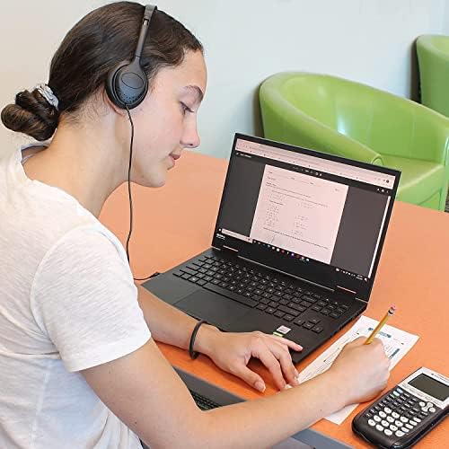 Enhance Classroom Learning with 10-Pack Over-Ear Headphones – Comfortable Leatherette Earpads, High-Quality 3.5 mm Stereo Sound, Ideal for Student Engagement and Focused Study Sessions – Fast Connectivity and Versatile Device Compatibility for Seamless Educational Experiences