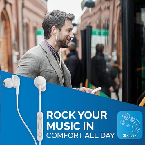 Philips USB-C Wired Earbuds with Microphone – Lightweight In-Ear Headphones Offering Powerful Bass and Seamless Compatibility for Calls and Music Control, Stylish Black Design for Daily Use and Extended Comfort