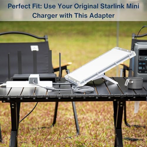 DC Female to USB-C Male Waterproof Power Adapter Cable for Starlink Mini – 100 W PD Power Delivery for Fast Charging, Ideal Outdoor Power Solution, Compatible with USB-C Chargers and Power Banks, Durable and Weather-Resistant Design for Uninterrupted Connectivity