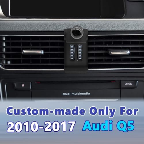 Premium COMETURE Car Phone Holder Mount for Audi Q7 (2020-2024) – Versatile 360° Rotation Smartphone Cradle for i Phone & Android – Enhance Driving Safety with Secure Navigation and Stylish Design – Effortless Installation & Long-Lasting Durability