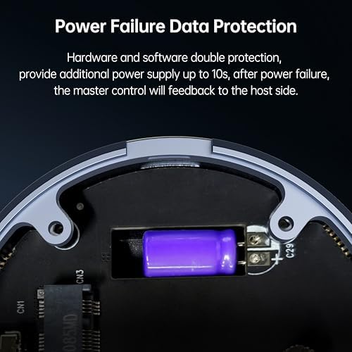 Elevate Your Data Storage with the BENFEI 10 Gbps Magnetic M.2 NVME SSD Enclosure – Unmatched Speed & Power Loss Protection for i Phone 15 Max Pro Res, Sleek Aluminum Design for Ultimate Durability and Portability
