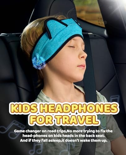 Ultimate Kids Bluetooth Headphones for Safe and Stylish Listening – Versatile Wired Playback Option with Volume Limiting Technology – Durable and Lightweight Design for Travel, School, and Home Use – Adjustable Headband for Customized Comfort – Compatible with Kindle, Tablets, and Cell Phones – Perfect for Boys and Girls