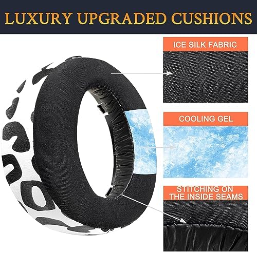 SOULWIT Premium Cooling-Gel Earpads for Sony PS5 Pulse 3 D Wireless Headset – Noise-Isolating Cushions for Enhanced Comfort and Gameplay – Effortless Installation, Sleek Black Design for Ultimate Gaming Experience