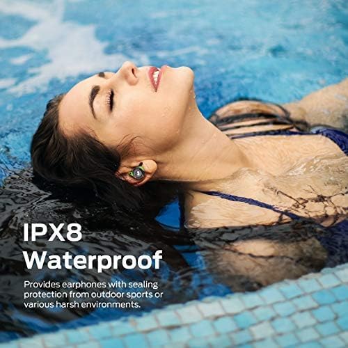 Monster Champion Wireless Earbuds: Unmatched IPX8 Waterproof Sports Headphones with Deep Bass apt X Technology, Advanced CVC 8.0 Noise Cancellation, and Bluetooth 5.0 Connectivity for 100 Hours of Playtime – Elevate Your Active Lifestyle with Exceptional Sound Quality and Comfort