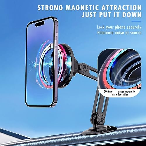 Premium 360-Degree Magnetic Suction Car Phone Holder – Universal Hands-Free Mount for All Devices with Robust Grip and Adjustable Viewing Angles – Enhance Your Driving Safety and Convenience Effortlessly!