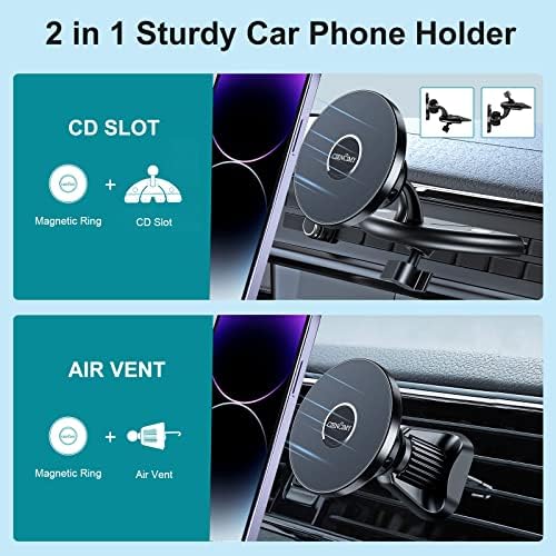 Revolutionize Your Driving with the Military-Grade CD Slot Phone Mount – Unmatched Stability & Compatibility for i Phone 16, 15, 14, 13, 12 & All Smartphones – Anti-Slip, Anti-Shake Design for Safer Navigation & Effortless Installation – Elevate Your Hands-Free Experience with Sleek, Durable Design