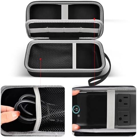 Compact Travel Case for Anker 727/Prime 6-in-1 USB C Charging Station – Ultimate Organizer for Cables and Accessories, Perfect for On-the-Go Power Needs, Durable Protection, Enhanced Compatibility, Efficient Storage Solution