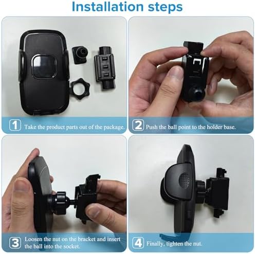 BMW X3 & X4 2022-2024 Premium Car Phone Holder Mount – 360-Degree Air Vent and Dashboard Bracket for 4.0″-7.0″ Devices, Ultimate Stability & Easy Access for Safe Navigation