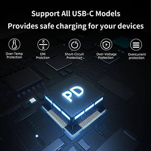 Ultimate Dual Pack USB C Fast Charger Block with Type C Cable – Superior Adaptive Charging for All Devices, Sleek White Design for Home or Travel