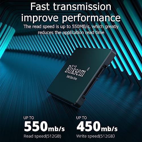 Bliksem 128 GB SATA III Internal SSD – Lightning-Fast 2.5″ Solid State Drive with 550 MB/s Data Transfer Speed – Elevate Your Laptop & PC Performance with Advanced 3 D NAND TLC Technology – Compact, Reliable, and Energy-Saving Upgrade for Gamers and Professionals