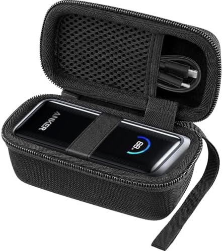 Premium Hard Travel Case for Anker Prime 9600 m Ah Power Bank – Ultimate Protection & Portability for Your Battery Pack – Lightweight, Waterproof Design with Secure Zipper Closure – Enhance Your Charging Experience and Safeguard Against Damage