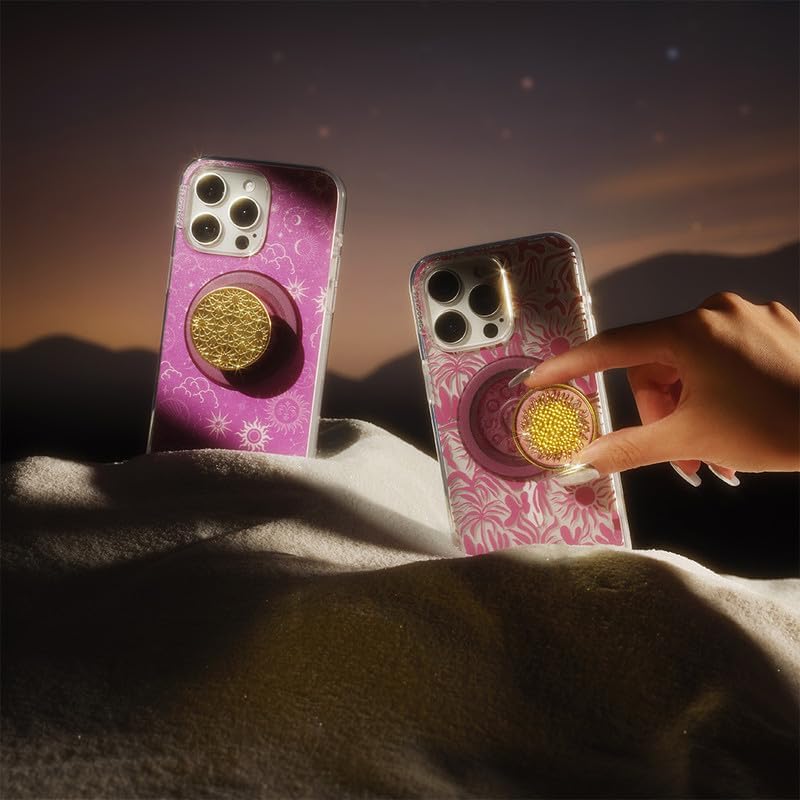 Mag Safe Pop Grip: Stylish Magnetic Phone Stand with Customizable Enamel Mosaic Design – Secure Grip, Hands-Free Kickstand, and Wireless Charging Compatible Accessory for Enhanced Mobile Experience