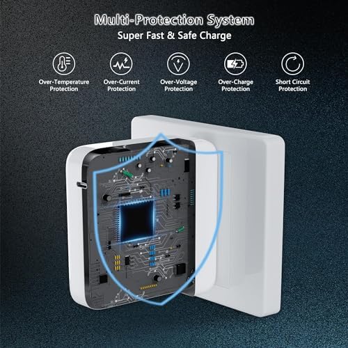 IEFUU 118 W USB-C Power Adapter for Mac Book Pro & Air (2018-2023) – High-Speed Charging with 6.6 ft Cable, Compatible with i Phone 16 Pro Max & i Pad Pro – Ultimate Performance and Versatile Usage for All USB-C Devices