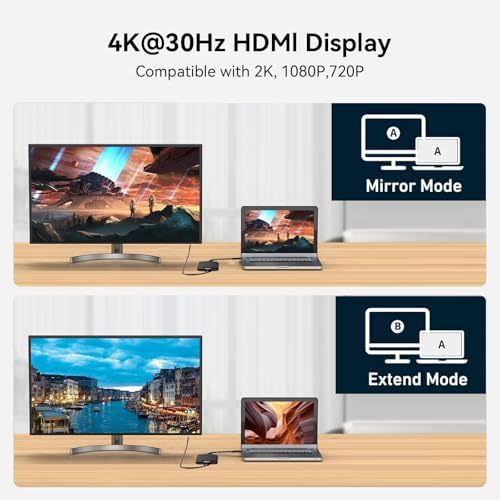 Transform Your Screen Time with Our Versatile USB C to HDMI Adapter – Experience Stunning 4 K Ultra HD Visuals for i Phone, Mac Book, i Pad & Switch, Featuring Multiport Functionality for Seamless Connections to TVs, Monitors, and Projectors, Plus USB 3.0 Speed & 100 W Power Delivery for Effortless Charging – The Ultimate Choice for Professionals and Entertainment Aficionados!