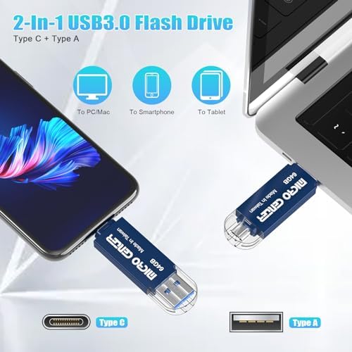 Unlock Ultimate Storage Freedom with the Micro Center 512 GB Super Speed 2-in-1 USB Flash Drive – Dual Connector Type C & Type A for Lightning-Fast Transfers up to 150 MB/s, Perfect for Android Smartphones, Tablets, and PCs – Compact, Durable, and Ready for On-the-Go Data Management!