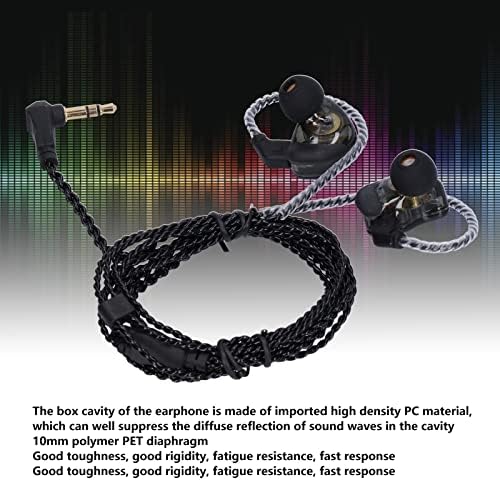 Hilitand Wired Earbuds: Premium In-Ear Headphones with Superior Stereo Bass and Noise Reduction for Optimal Audio Experience Across Smartphones, Tablets, and MP3 Players – Ergonomic Design and Tangle-Free Cable for Ultimate Comfort and Portability