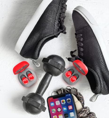 Altec Lansing Nanobuds – Stylish Purpley Pink Truly Wireless Earbuds with IPX7 Waterproofing, Touch Controls, and Portable Charging Case for Enhanced Audio on the Go – Perfect for Travel, Sports, and Daily Commutes