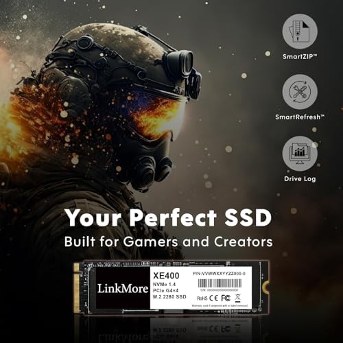 Elevate Your System Performance with Link More XE300 SE 256 GB PCIe Gen3 NVMe M.2 2280 Internal SSD – Lightning-Fast Read Speeds Up to 2100 MB/s and Write Speeds of 1500 MB/s for Unmatched Efficiency and Reliability in Data Storage Solutions