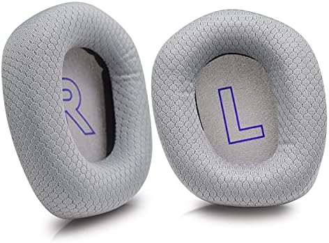 MOLGRIA Premium Replacement Ear Pads for Logitech G733 Wireless Gaming Headset – Superior Comfort & Sound Isolation in Sleek Silver Design, Effortless Installation and Long-lasting Durability for Enhanced Gaming Experience