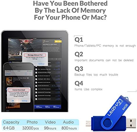 Unlock Ultimate Storage with LEIZHAN 128 GB OTG Flash Drive – Fast USB 2.0 Micro Pendrive for Android Devices, Perfect for Samsung Galaxy, Xiaomi, LG, Sony, One Plus, HTC, and Meizu – Reliable, Portable Memory Solution for Photos, Videos, and Documents