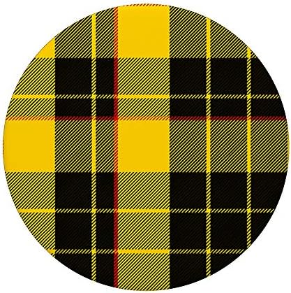 Mac Leod Tartan Plaid Pop Socket – Durable and Stylish Mobile Grip Enhancing Safety and Functionality, Perfect Scottish Clan Heritage Gift for Smartphone Enthusiasts