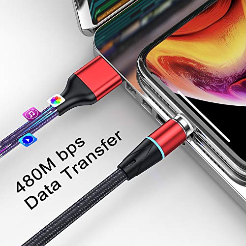 N. NETDOT Gen12 Magnetic Fast Charging Data Transfer Cable – 3 Pack (3.3 ft) for Micro-USB & USB-C Devices – Superior Speed & Ultimate Convenience for Android Users – Effortless Magnetic Connection for Seamless Charging & Data Syncing – Durable & Versatile Solution for Home, Office, and Travel