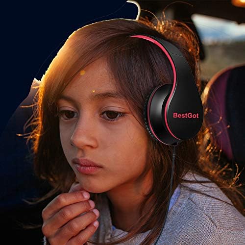 Kid-Friendly Bluetooth Headphones BT6002 – Volume-Limited Wireless Headset for Safe Listening – Foldable Design with 60-Hour Battery Life – Ideal for School, Tablets, PCs & TV – Stylish Black and Blue Finish for Comfort and Durability