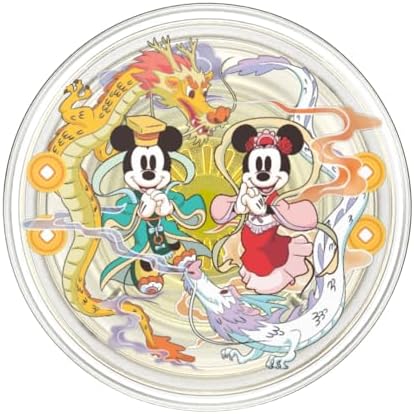 Disney Classic Mouse Pop Sockets Phone Grip with Versatile Kickstand – Ultimate Anti-Drop Phone Holder for One-Handed Use and Easy Style Switchability – Compatible with i Phone, Samsung, and Most Cases – Ideal for Wireless Charging and Everyday Convenience