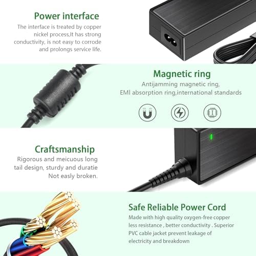Gonine 12 V 5 A Power Adapter with 8-Way Splitter Cable – Ultimate Power Solution for Lorex, Samsung, Q-See, Night Owl, Swann, and Annke CCTV Cameras – Reliable 60 W Output for Uninterrupted Surveillance Performance and Streamlined Security Setup
