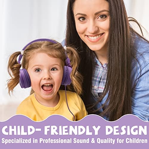 Premium ONTA Kids Headphones – Comfortable Noise-Canceling On-Ear Headset for Young Learners | Durable Wired Earphones Designed for School, Travel, and Home | Perfect Fit for i Pads, Smartphones, and Laptops | Unmatched Sound Quality for Ages 3+
