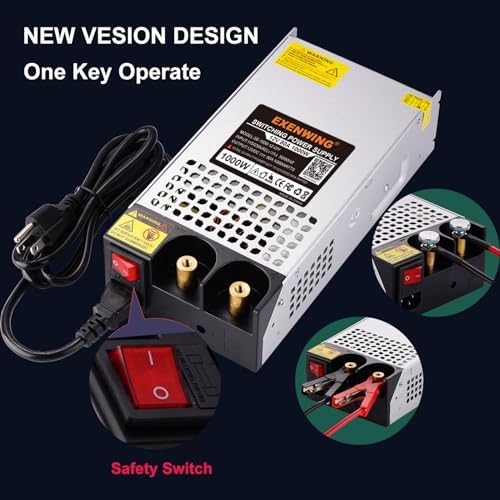 Universal 12 V 800 W AC to DC Power Supply – High-Efficiency 110 V/220 V Input Adapter for LED Strips, 3 D Printers, and More – Reliable 66 A Output Transformer for Versatile Applications and Enhanced Performance